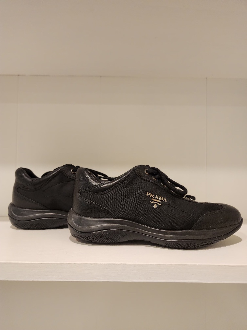 PRADA Sport Women’s Black Nylon Sneakers Size EU 35 3E4897